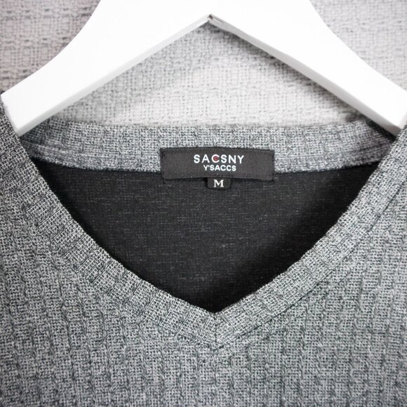 1990s Sacsny Y'saccs by Yohji Yamamoto V Neck Longsleeve - Picture 7 of 7